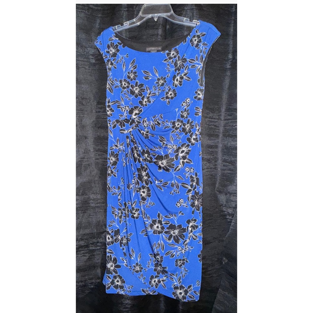 Covington Women's Size 10 Lot of 2 Ruched Sheath body on Midi Dresses Stretch